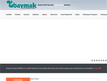 Tablet Screenshot of baymakbursa.com